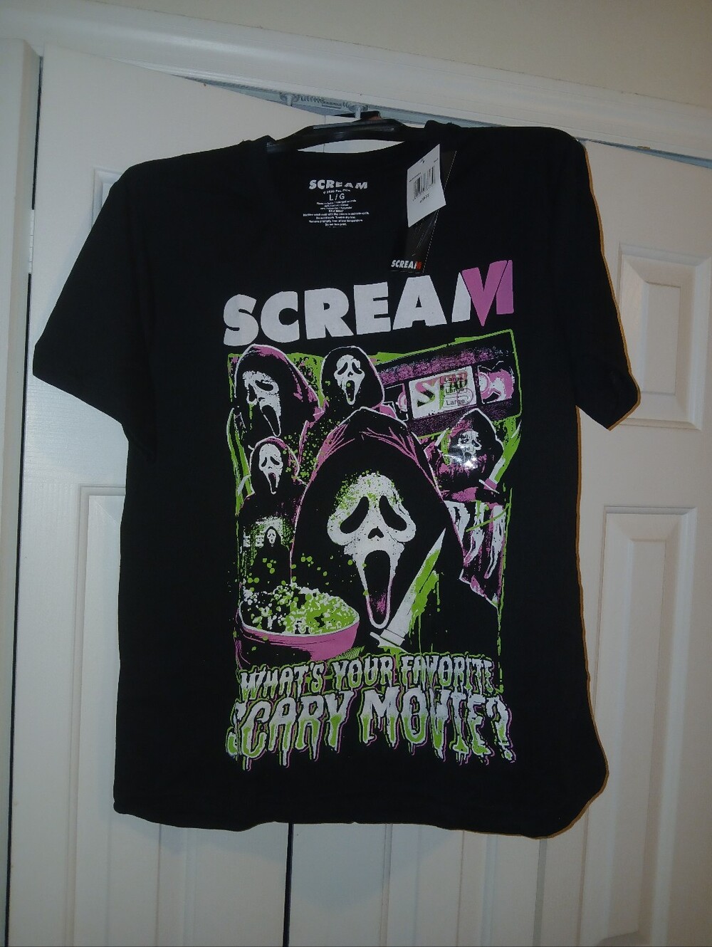 Scream GHOSTFACE Character Graphoc Print T -Shirt